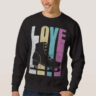 Sweatshirt Figure Skating Gift For Girls Ice Skate Design