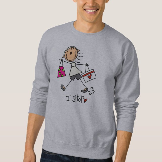 Sweatshirt Figure Stick Shopping (Devant)