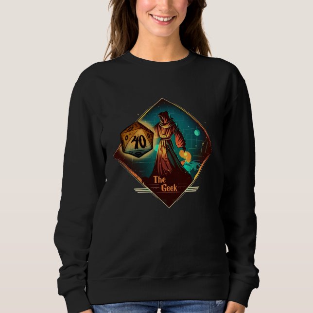 Sweatshirt figurine de fantasy pour jeu de rôle ou jeu de soc (Devant)