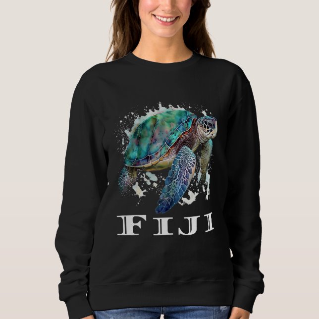 Sweatshirt Fiji Islands Sea Turtle Fiji (Devant)
