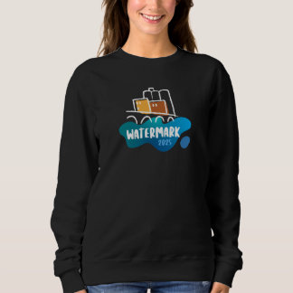 Sweatshirt Filigrane féminine noire
