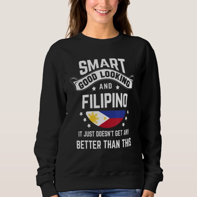 Sweatshirt Filipino Flag Native Pride  Philippines Filipino R (Devant)
