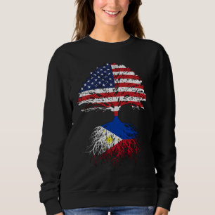 Sweatshirt Filipino Roots American Grosses Philippines Drapea