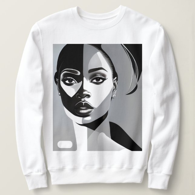 Sweatshirt Fille Art déco (Design devant)