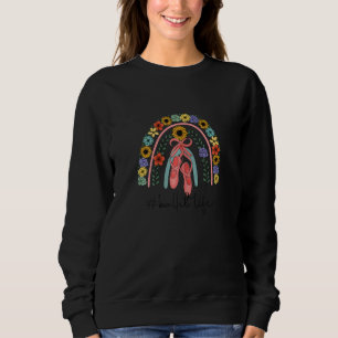 Sweatshirt Fille ballerine barre de ballet danseuse de ballet