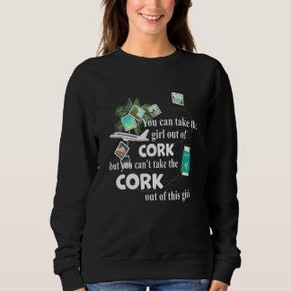 Sweatshirt Fille de Cork Fière Fille Patriotique de Cork