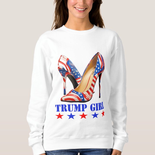 SWEATSHIRT FILLE DE DONALD TRUMP-TRUMP (Devant)
