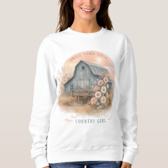 Sweatshirt Fille de la campagne (Devant)