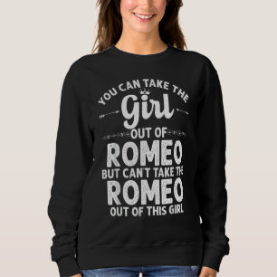 Sweatshirt Fille De Romeo Mi Michigan Funny Home Roots Usa