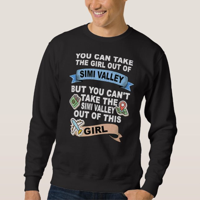 Sweatshirt Fille de Simi Valley City Premium (Devant)