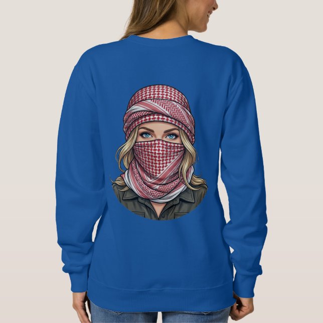 Sweatshirt Fille de style urbain - Graphique de mode vestimen (Dos)