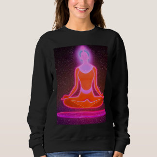 Sweatshirt Fille de yoga Femme Salutation du Soleil Méditatio