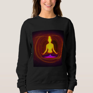 Sweatshirt Fille de yoga Fille Salutation du soleil Méditatio