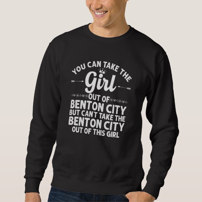 Sweatshirt Fille Hors De Benton City Wa Washington Funny Home (Devant)