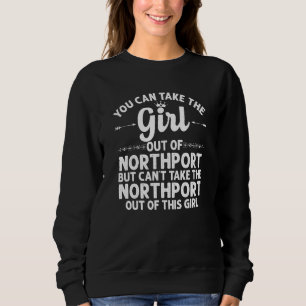 Sweatshirt Fille Hors De Northport Ny New York Drôle Accueil 