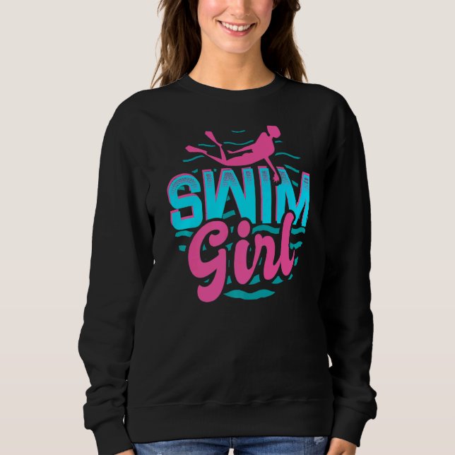 Sweatshirt Fille nage (Devant)
