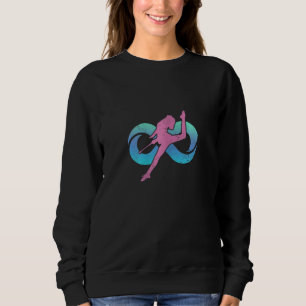 Sweatshirt Fille qui fait tourner un bâton Majorette infinie 