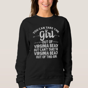 Sweatshirt Fille Sortie De Virginia Beach Va Virginia Funny H