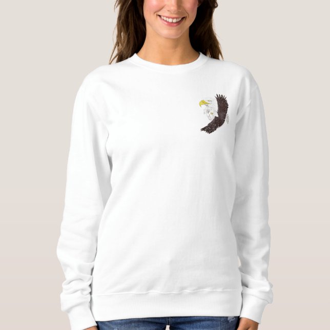 Sweatshirt fille volante de minuit (Devant)