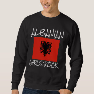 Sweatshirt Filles albanaises Rock Fière d'être albanaise Aigl