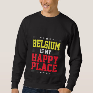 Sweatshirt Filles Belgique Racines Du Drapeau De L'Usa Belgiq