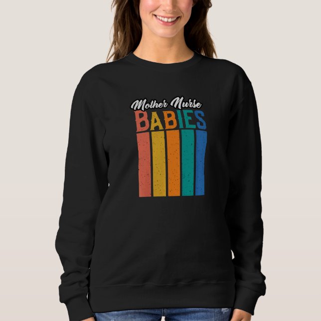 Sweatshirt Filles Coucher de soleil Rétro maman maman maman m (Devant)