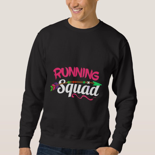 Sweatshirt Filles Coureurs-cadeaux de cross-country Motivatio (Devant)