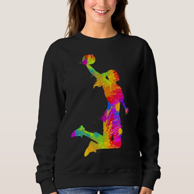 Sweatshirt Filles de basket-ball (Devant)