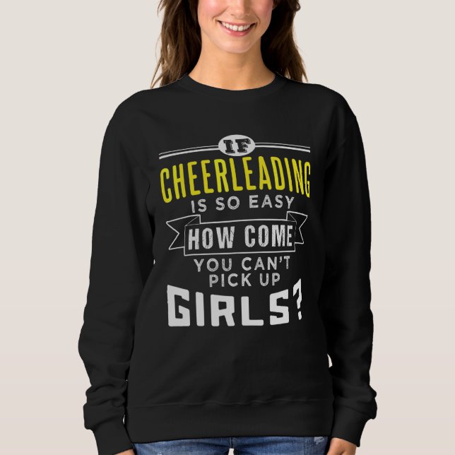 Sweatshirt Filles de ramassage Cheerled (Devant)