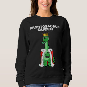 Sweatshirt Filles Diplodocus Queen Dinosaur femmes Diplodocus