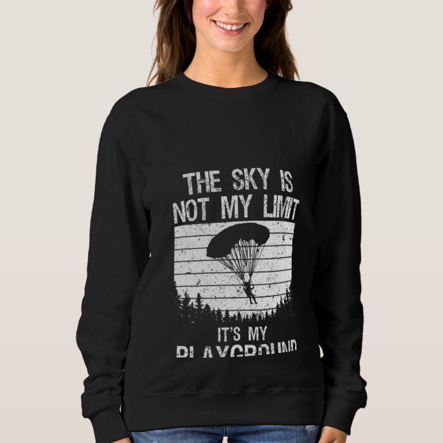 Sweatshirt Filles Drôle Skydive Art Pour Hommes Femmes Skydiv (Devant)