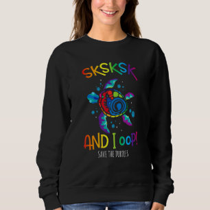 Sweatshirt Filles Visco Tendance Mème Sauver les Tortues Sksk