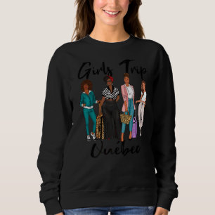 Sweatshirt Filles Voyage Québec Pour Melanin Afro Black Vacan