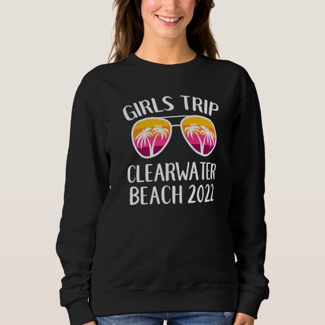 Sweatshirt Filles Week-end Voyage Filles 2022 Clearwater Beac (Devant)