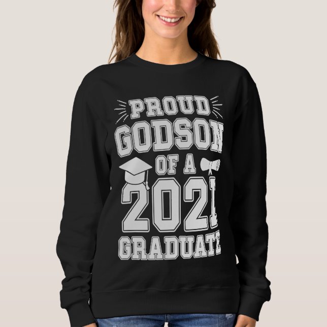 Sweatshirt Fils aîné fier d'une promotion de fin d'études de  (Devant)