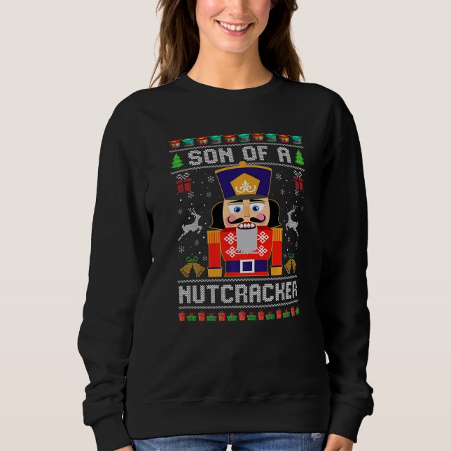 Sweatshirt Fils de Casse-Noisette Ces Noisettes Pull de Noël  (Devant)