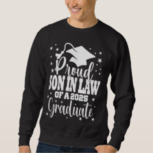 Sweatshirt Fils fier en droit de classe de 2025 Diplômé Senio