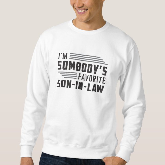 Sweatshirt Fils Fier Fier Fier Fier Un Cadeau Amusant (Devant)