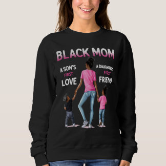 Sweatshirt Fils Maman Noire S Premier Amour Fille S Premier A