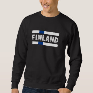 Sweatshirt Finlande Drapeau Finlandais Racines finlandaises P