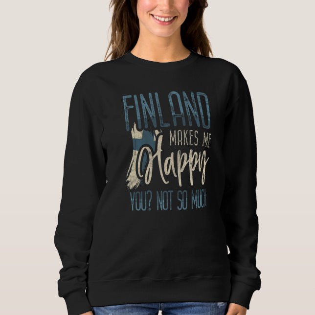 Sweatshirt Finlande Helsinki Scandinavie Finn Susi Suo (Devant)