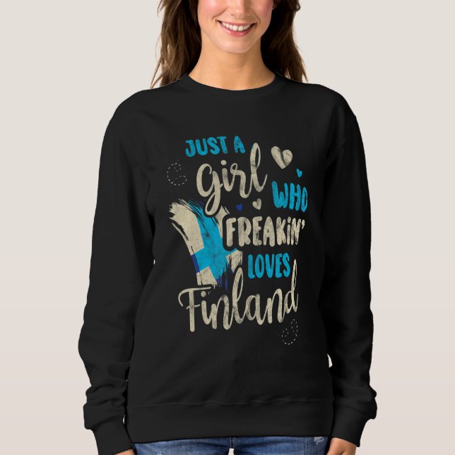 Sweatshirt Finlande Scandinavie Finn Finlande Susi Suomi Lapp (Devant)