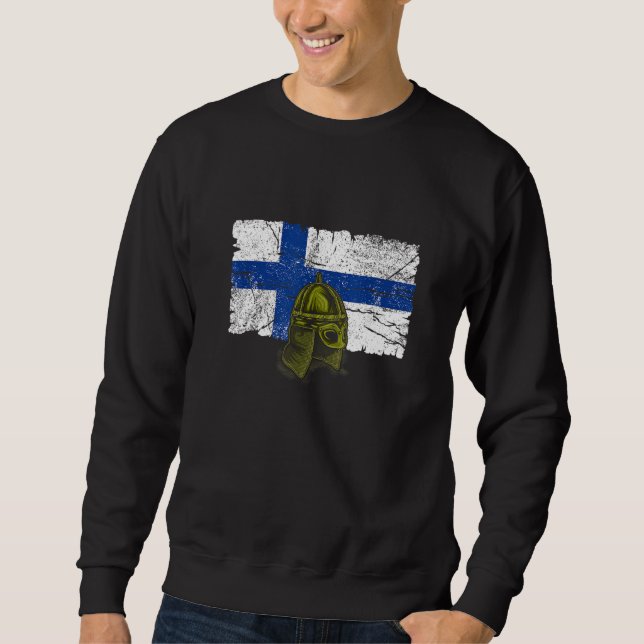 Sweatshirt Finlande Scandinavie Finn Finlande Susi Suomi Lapp (Devant)