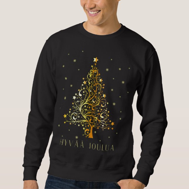Sweatshirt Finnish Christmas Tree Finland Ornament Decoration (Devant)