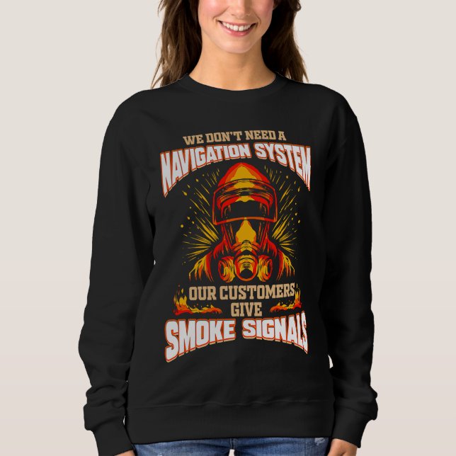 Sweatshirt Firefighter   for Volunteer House Fire Brigade (Devant)