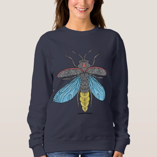 Sweatshirt Firefly (vif) - Sweat-shirt pour femmes (Devant)