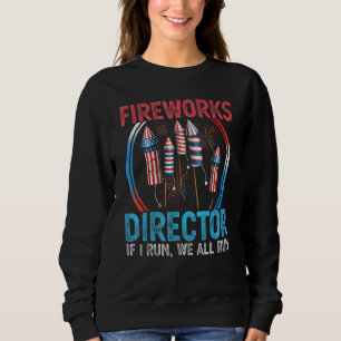 Sweatshirt Fireworks Directeur I Run You Run 4 juillet Men W