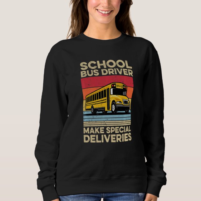 Sweatshirt First Day Of School Bus Driver Men Women  Bus Driv (Devant)