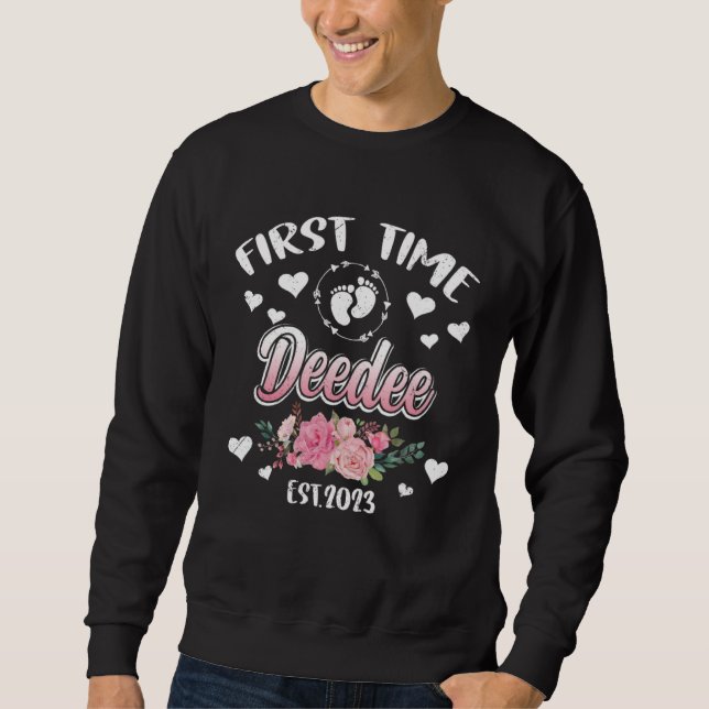 Sweatshirt First time Deedee 2023 Mommy Mother s Day (Devant)