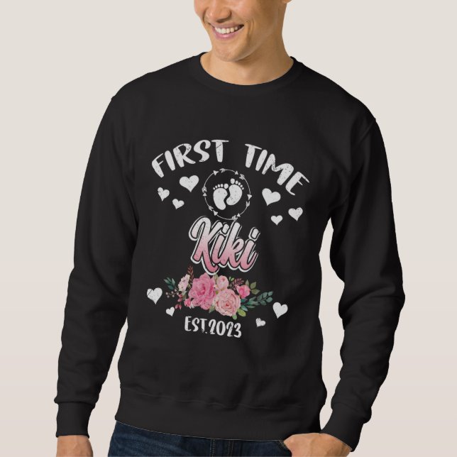 Sweatshirt First time Kiki 2023 Mommy Mother s Day (Devant)